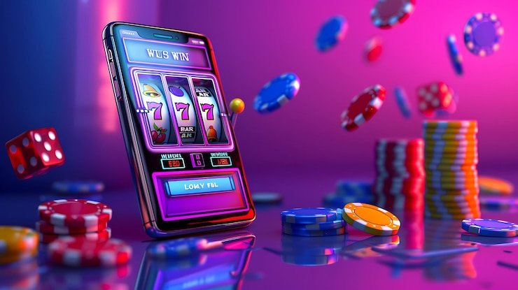Pengguna mengakses platform hiburan digital melalui perangkat mobile dengan performa cepat